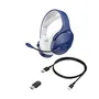 HyperX Auriculares Gaming Inalámbricos Cloud Jet (Azul Claro) AM7A0AA - Conectividad Dual 2.4 GHz y Bluetooth 5.2, Micrófono con Giro, Hasta 25h Autonomía