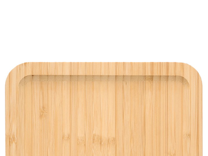 Kinvara Bandeja Rectangular Bambú 34x24 cm Natural (Set de 12)