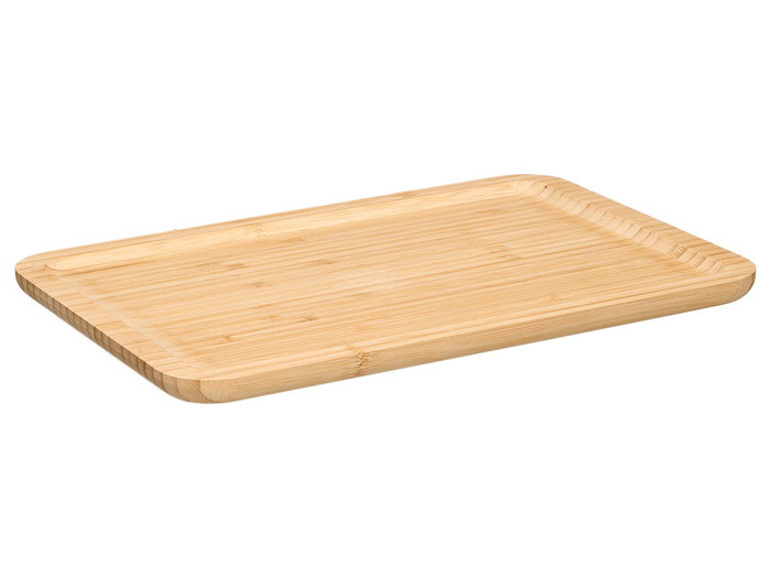 Kinvara Bandeja Rectangular Bambú 34x24 cm Natural (Set de 12)