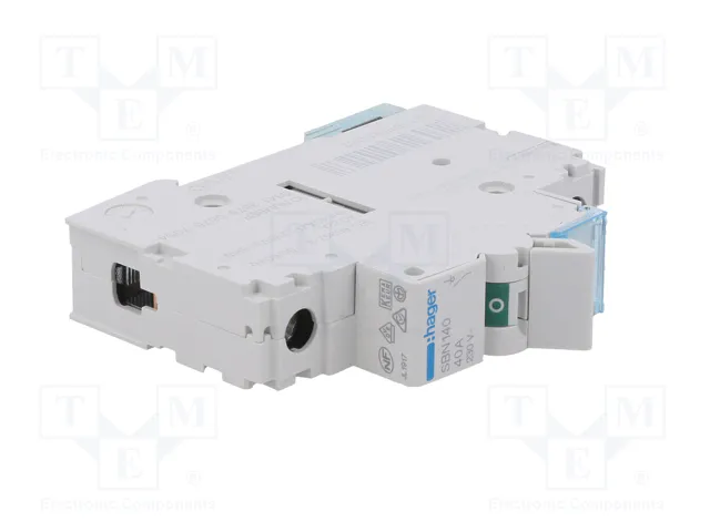 HAGER SBN140 Interruptor de aislamiento 1 polo 40A 230VAC