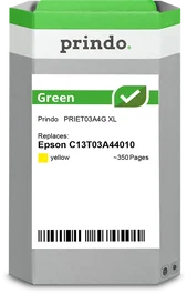 Prindo Cartucho de tinta Amarillo PRIET03A4G Green XL ~350 páginas de rendimiento.}{