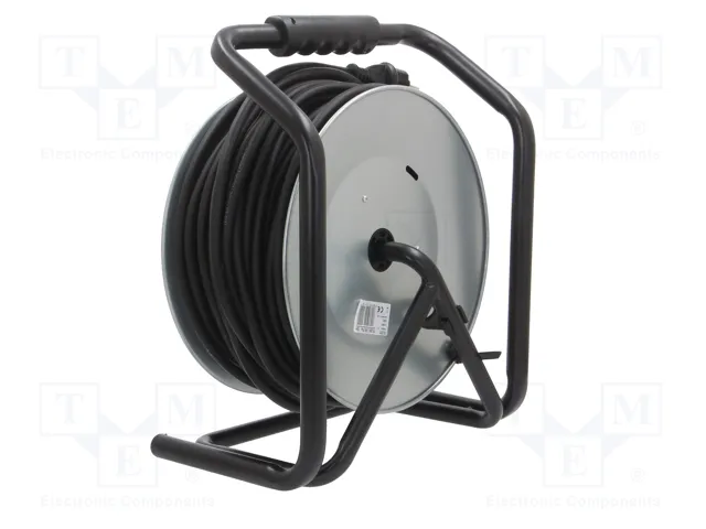JONEX Prolongador de Alimentación H05RR-F 3G2,5mm2 50m Negro