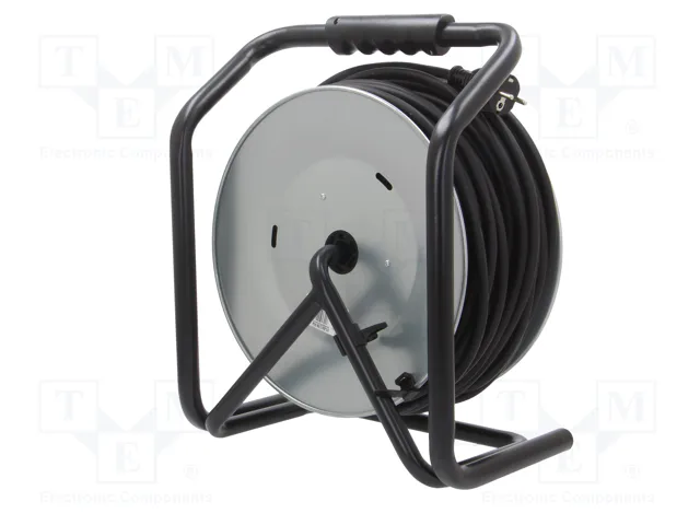 JONEX Prolongador de Alimentación H05RR-F 3G2,5mm2 50m Negro