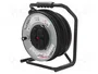 JONEX Prolongador de Alimentación H05RR-F 3G2,5mm2 50m Negro