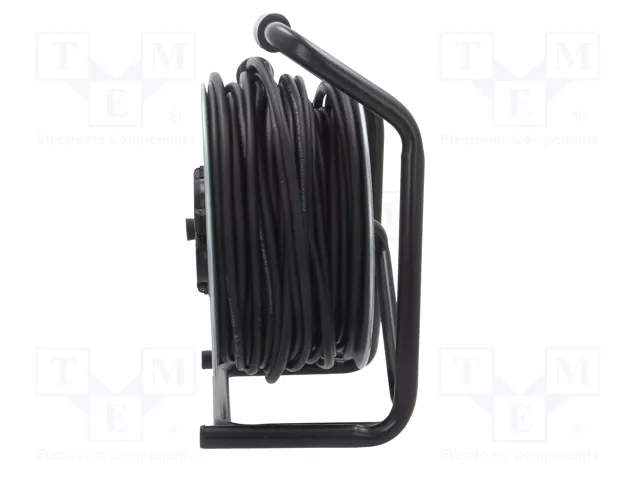 JONEX Prolongador de Alimentación H05RR-F 3G2,5mm2 50m Negro