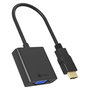 ICY BOX IB-AC502a Adaptador HDMI a VGA, Macho Hembra, 0.2 m, Resolución 1920 x 1200, Plug & Play