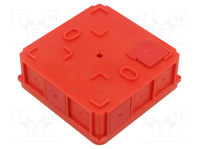 SIMET Caja de conexiones con diafragmas de membranas roja