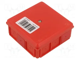 SIMET Caja de conexiones con diafragmas de membranas roja