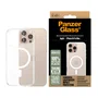 PanzerGlass® HardCase Transparente con MagSafe Blanco para Apple iPhone 16 Pro Max - Funda TPU resistente a golpes y rayones con certificación militar MIL-STD-810H