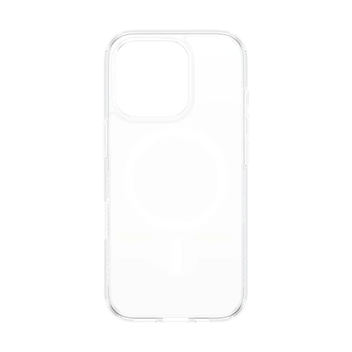 PanzerGlass® HardCase Transparente con MagSafe Blanco para Apple iPhone 16 Pro Max - Funda TPU resistente a golpes y rayones con certificación militar MIL-STD-810H