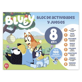 EDITORIAL IMAGILAND, BLOC DE ACTIVIDADES Y JUEGOS 8 EN 1 BLUEY