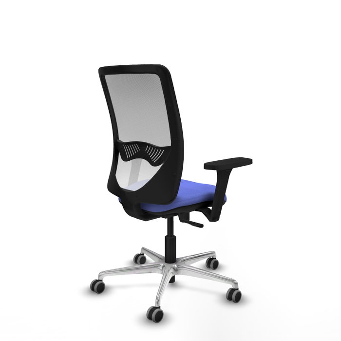 PIQUERAS Y CRESPO Silla de oficina Zulema con mecanismo Sincro, Azul claro y Blanco PIQUERAS Y CRESPO Silla de oficina Zulema con mecanismo Sincro, Azul claro y Blanco