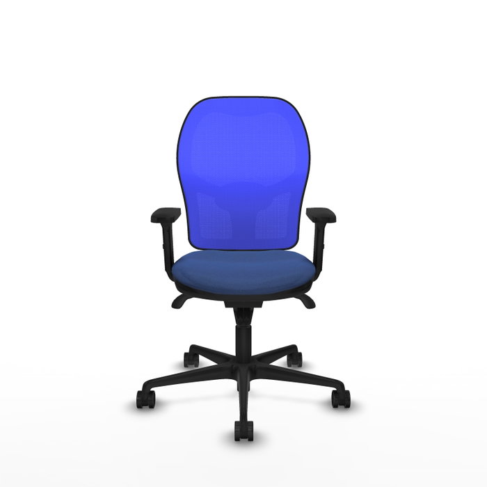 PIQUERAS Y CRESPO Silla de oficina Jorquera con mecanismo Sincro, Azul PIQUERAS Y CRESPO Silla de oficina Jorquera con mecanismo Sincro, Azul