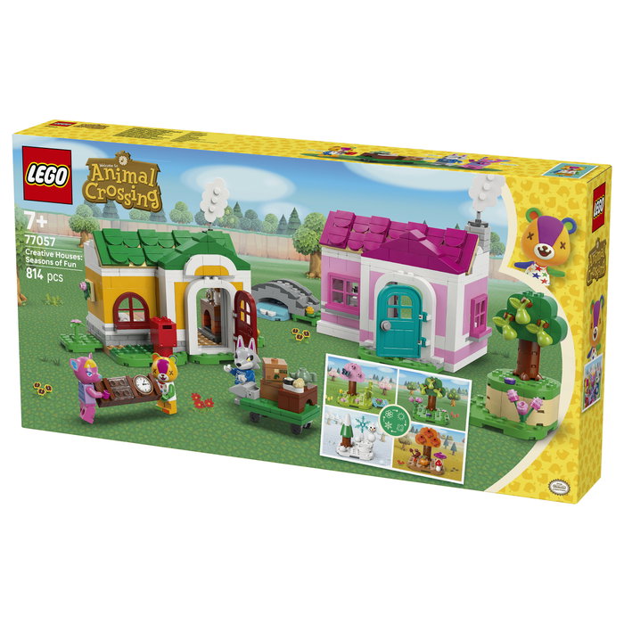 LEGO Animal Crossing 77057 Casas Creativas: Diversión Estacional, 814 piezas