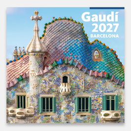 TRIANGLE POSTALS Calendario de Pared 2027 Gaudí-1 A (Batlló) 30x30 cm