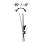 Hama Soporte de pared para 75 pulgadas Negro