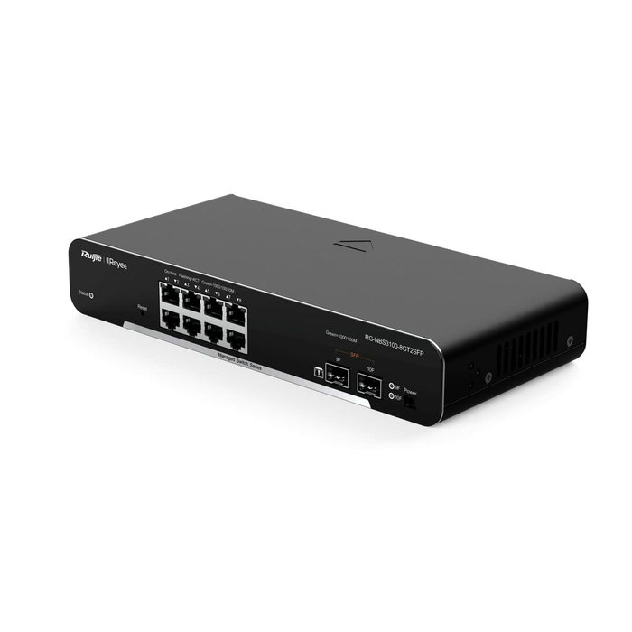 Ruijie Networks RG-NBS3100-8GT2SFP Switch Gestionado L2 con 8 Puertos Gigabit y 2 SFP