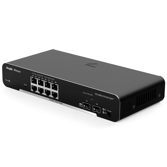 Ruijie Networks RG-NBS3100-8GT2SFP Switch Gestionado L2 con 8 Puertos Gigabit y 2 SFP