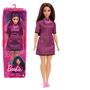 Barbie Muñeca Barbie Fashionista Vestido Rosa Cuadros Hbv20