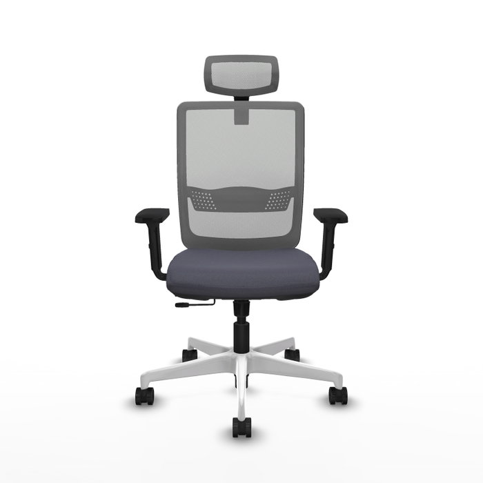 PIQUERAS Y CRESPO Silla de oficina Haches Gris con mecanismo Sincro/Traslack PIQUERAS Y CRESPO Silla de oficina Haches Gris con mecanismo Sincro/Traslack