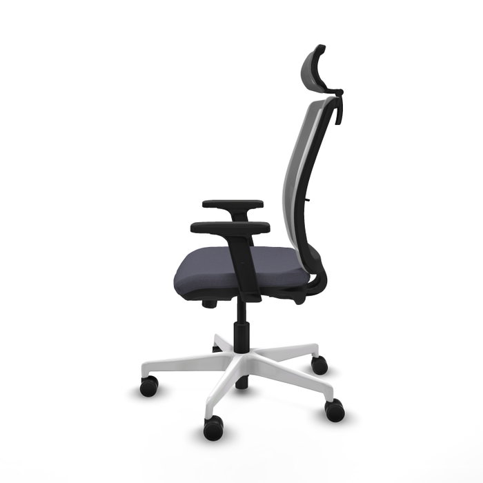 PIQUERAS Y CRESPO Silla de oficina Haches Gris con mecanismo Sincro/Traslack PIQUERAS Y CRESPO Silla de oficina Haches Gris con mecanismo Sincro/Traslack