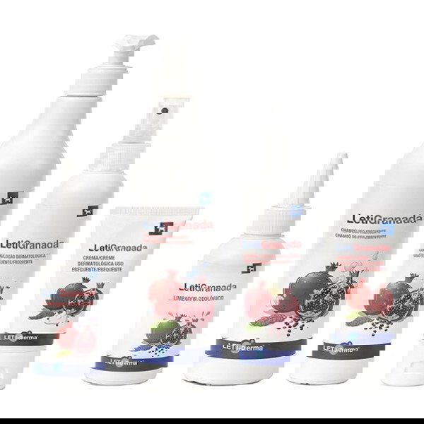 Leti Champú Granada 500ml Hidratante Calmante Crecimiento Cabello