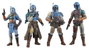 Star Wars The Mandalorian Vintage Collection Pack de 4 Figuras Mandalorian Shriek-Hawk 10 cm