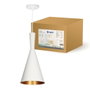 GSC Evolution Lámpara de techo colgante Serie Ekiti E27 Ø180mm Blanco