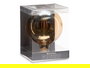 Giftdecor Bombilla LED Vintage E27-E26 4W Luz Cálida Transparente Cristal Metal 150 mm (Set de 12)