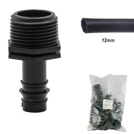 Riegolux RGX GO Adaptador M. 3/4'' - 12MM Bolsa 20 UD