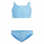 Bikini-Braga Para Niñas Adidas 3 Bandas Azul