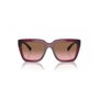 Vogue VO5575SB-298914 Gafas de sol para mujer con cristal marrón y detalles rojos