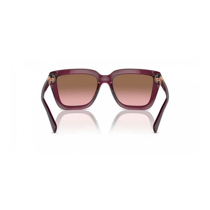 Vogue VO5575SB-298914 Gafas de sol para mujer con cristal marrón y detalles rojos