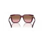 Vogue VO5575SB-298914 Gafas de sol para mujer con cristal marrón y detalles rojos