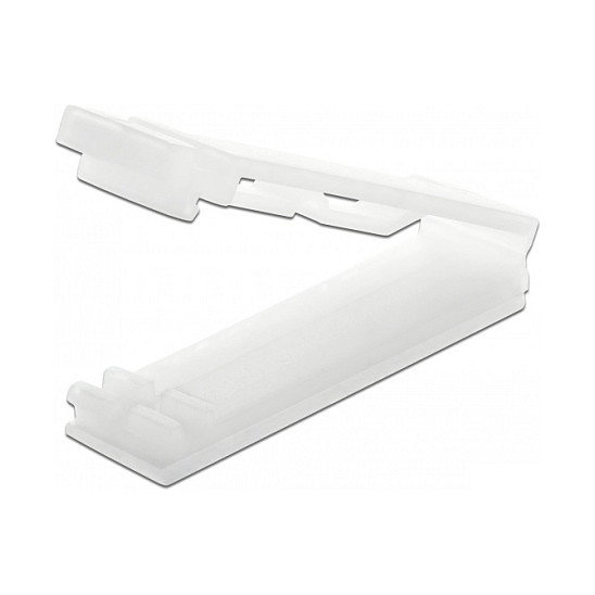 DeLOCK 60180 Soporte para cables planos con clip de bloqueo, 10 piezas DeLOCK 60180 Soporte para cables planos con clip de bloqueo, 10 piezas