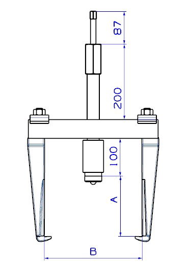 Extractor Hidráulico Forza 2 Patas 290X375