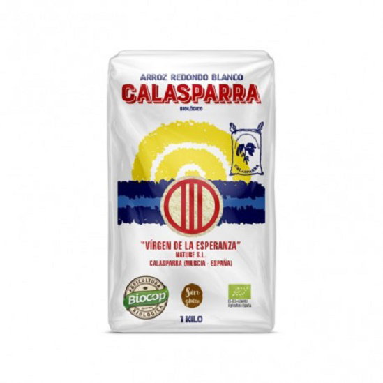 CALASPARRA Arroz Redondo Blanco BIO Calasparra 1kg. D.O. Balilla x Sollana CALASPARRA Arroz Redondo Blanco BIO Calasparra 1kg. D.O. Balilla x Sollana