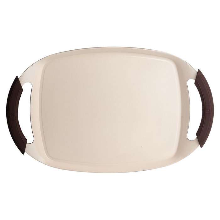 San Ignacio Asador Natur Aluminio Forjado Antiadherente 37,5x23,5 cm Chocolate Mate y Crema San Ignacio Asador Natur Aluminio Forjado Antiadherente 37,5x23,5 cm Chocolate Mate y Crema