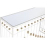 DKD Home Decor Consola Glam Blanco Dorado 120 x 40 x 80 cm
