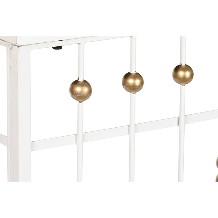 DKD Home Decor Consola Glam Blanco Dorado 120 x 40 x 80 cm DKD Home Decor Consola Glam Blanco Dorado 120 x 40 x 80 cm