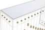 DKD Home Decor Consola Glam Blanco Dorado 120 x 40 x 80 cm