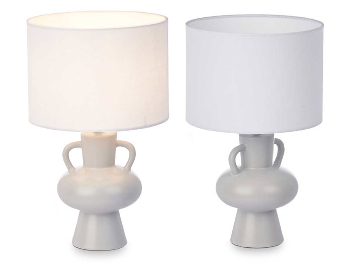 Giftdecor Lampara Jarron Gris Ceramica 240x39.7x24 cm (Set de 4) Giftdecor Lampara Jarron Gris Ceramica 240x39.7x24 cm (Set de 4)