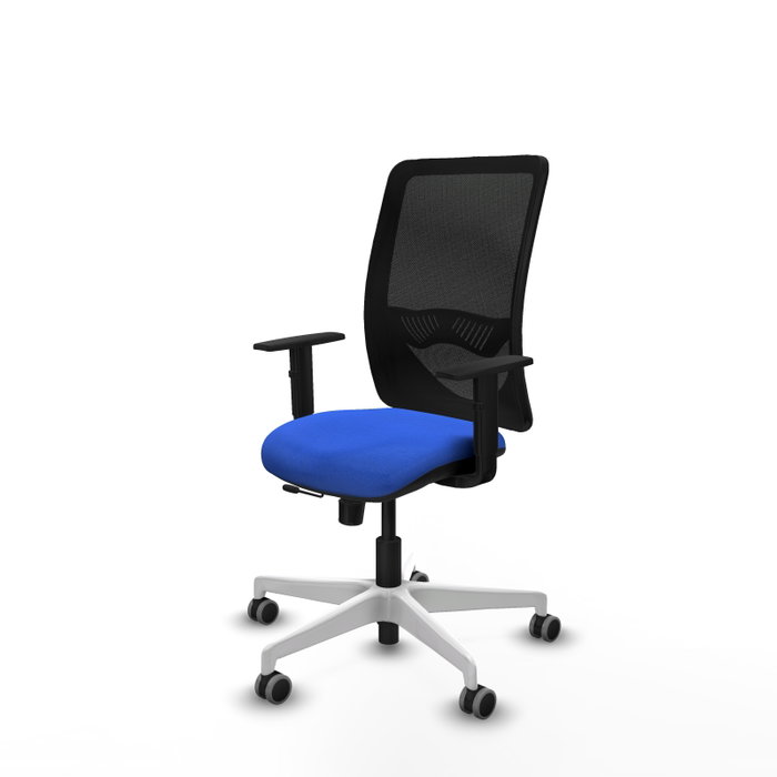 PIQUERAS Y CRESPO Silla de oficina Zulema Azul con mecanismo Sincro/Traslack