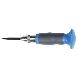 Gedore Punzón de centrado automático con punta y protector de mano