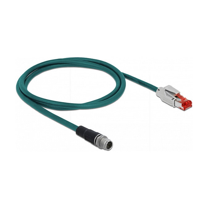 DeLOCK 85425 Cable de Red M12 X-codificado 8 Pin a RJ45 1 m DeLOCK 85425 Cable de Red M12 X-codificado 8 Pin a RJ45 1 m