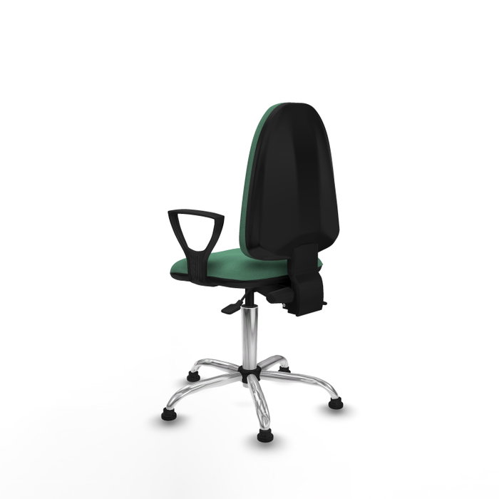 PIQUERAS Y CRESPO Silla de oficina Aýna Verde esmeralda con mecanismo Asincro