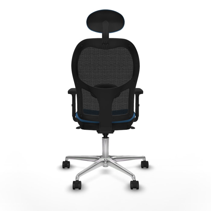 PIQUERAS Y CRESPO Silla de oficina Jorquera con mecanismo Sincro, Azul claro y Negro PIQUERAS Y CRESPO Silla de oficina Jorquera con mecanismo Sincro, Azul claro y Negro