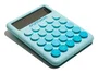 Muitomas Calculadora portátil de 12 dígitos, azul petróleo