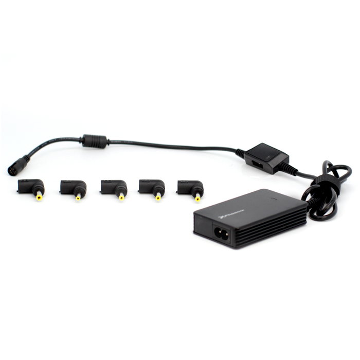 Phoenix technologies Adaptador Cargador Corriente Universal Automático 40W para Portátiles y Netbooks con Puerto USB y 5 Conectores Phoenix technologies Adaptador Cargador Corriente Universal Automático 40W para Portátiles y Netbooks con Puerto USB y 5 Conectores