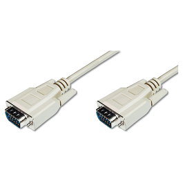 Digitus Cable VGA D-Sub15 a D-Sub15 Macho/Macho 1.8m Beige